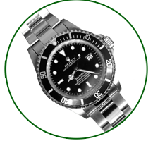 Rolex gents submariner Black dial and bezel
