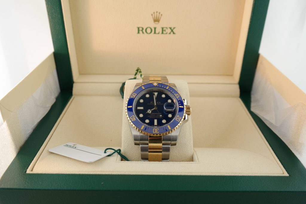 Rolex Submariner 116613LB Two-Tone Blue Ceramic Blue Dial