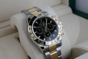 Men's Rolex Daytona 116503 Two-Tone Black Dial Oyster Band Box & Papers 2020
