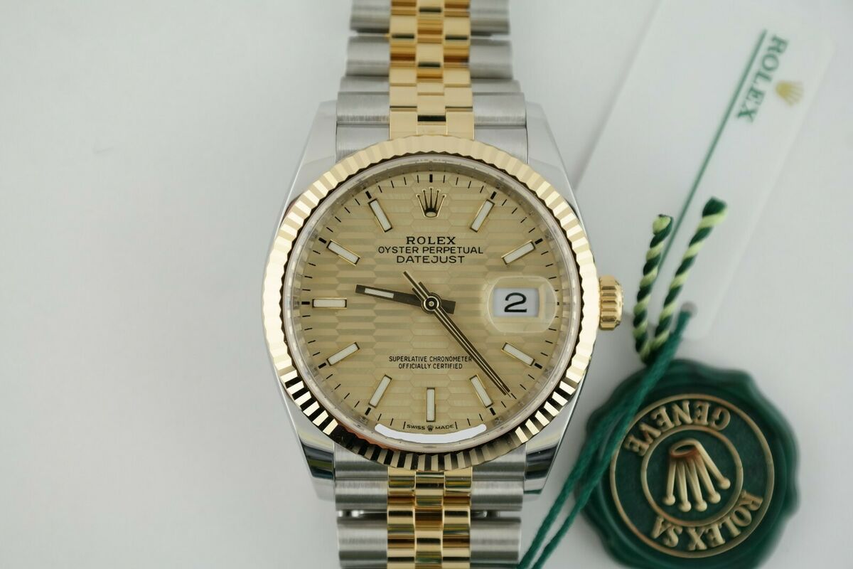 Rolex Datejust 36 126233 Motif Fluted 