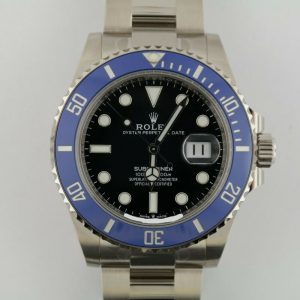 Rolex Submariner 126619LB Blue Ceramic Bezel 18K White Gold "Smurf" 41mm