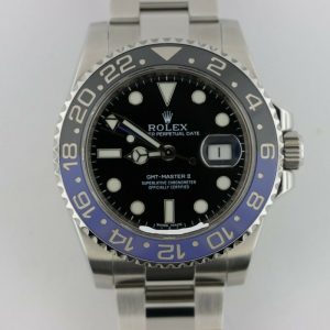 Rolex GMT-Master II 116710BLNR Blue & Black Ceramic Bezel Batman Oyster Band