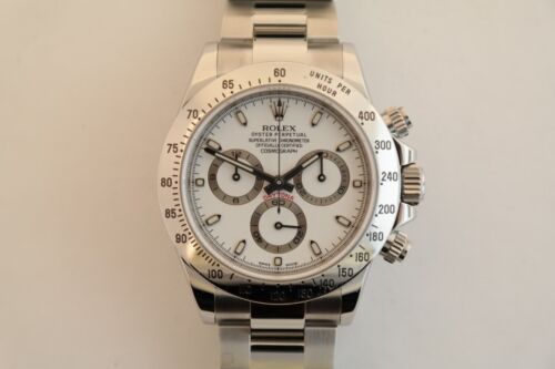 Rolex Daytona 116520 White APH Dial Chronograph Steel – Estate Watch and Jewelry Buyers Houston Ace Watch Company