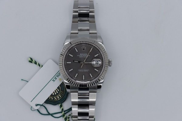 Rolex Datejust 41 126334 Rhodium Index Dial Oyster Band Box & Papers Year 2020 - Image 2