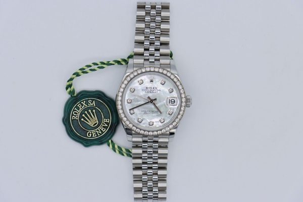 Rolex Datejust 31 278384RBR Mother of Pearl Diamond Dial Jubilee Band Year 2022 - Image 2