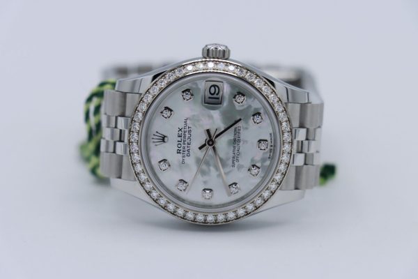 Rolex Datejust 31 278384RBR Mother of Pearl Diamond Dial Jubilee Band Year 2022 - Image 5