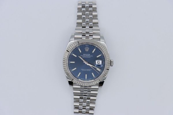 Rolex Datejust 41 126334 Blue Index Dial Jubilee Band Box & Papers Year 2018 - Image 2