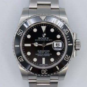 Rolex Submariner 116610LN Black Dial Ceramic Bezel Oyster Band Box & Papers Year 2016