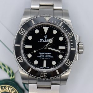 Rolex Submariner 114060 No Date Black Dial Ceramic Bezel 40mm Box & Papers Year 2020