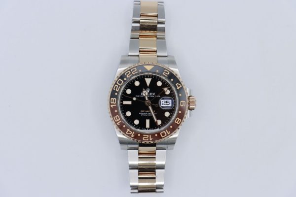 Rolex GMT-Master II 126711CHNR Root Beer Two-Tone Everose Oyster Band Circa 2019 - Image 2