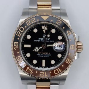 Rolex GMT-Master II 126711CHNR Root Beer Two-Tone Everose Oyster Band Year 2019