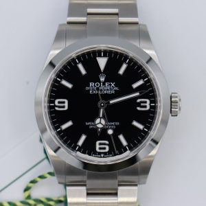 Rolex Explorer 224270 Black Arabic Dial Oyster Band 40mm Box & Papers Year 2023