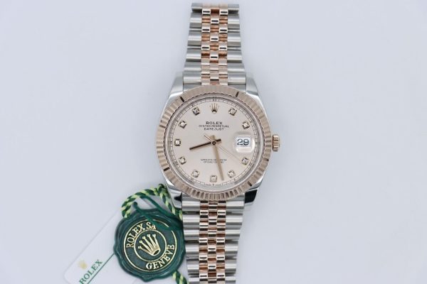 Rolex Datejust 41 126331 Sundust Diamond Dial Jubilee Band Two-Tone Everose 2020 - Image 2