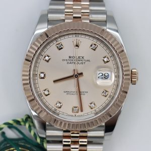 Rolex Datejust 41 126331 Sundust Diamond Dial Jubilee Band Two-Tone Everose 2020