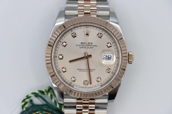 Rolex Datejust 41 126331 Sundust Diamond Dial Jubilee Band Two-Tone Everose 2020