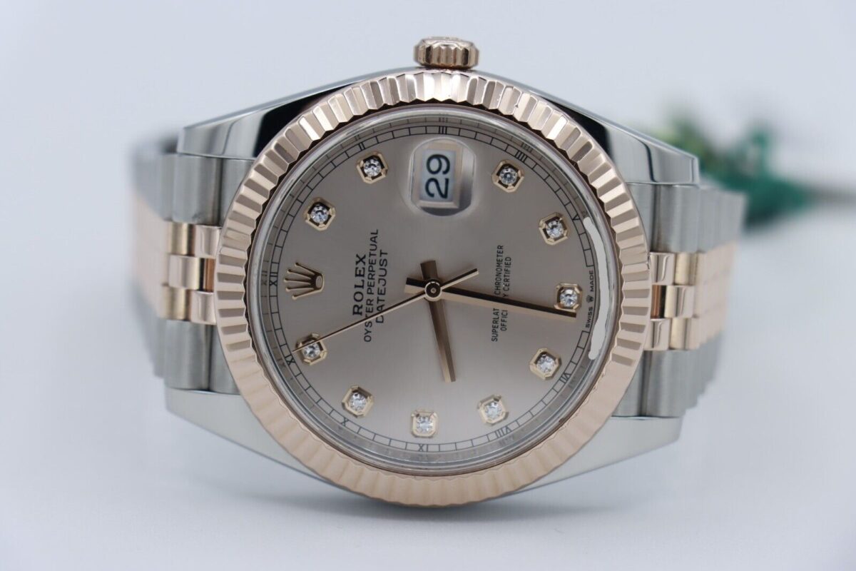 Rolex Datejust 41 126331 Sundust Diamond Dial Jubilee Band Two-Tone Everose 2020 - Image 5