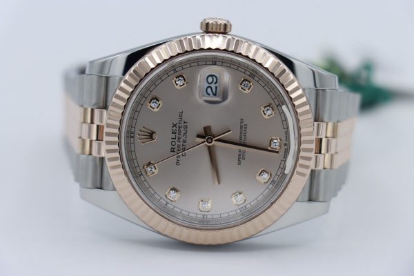 Rolex Datejust 41 126331 Sundust Diamond Dial Jubilee Band Two-Tone Everose 2020 - Image 5