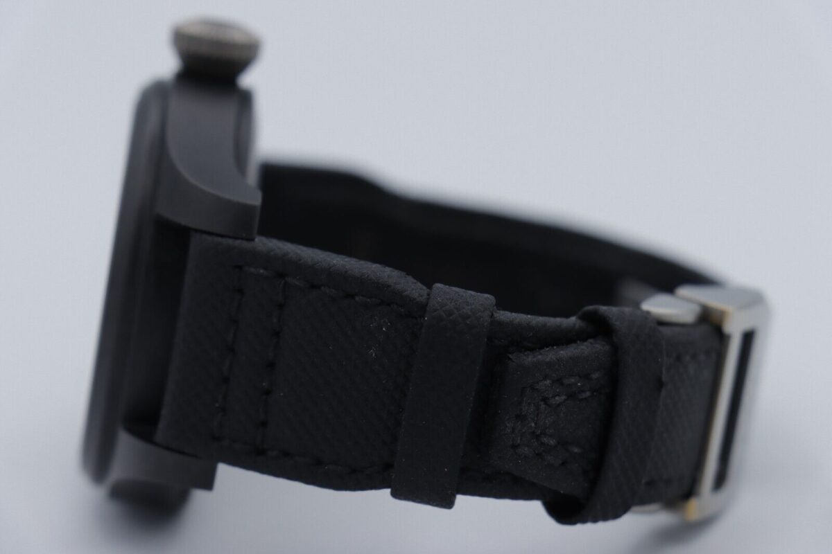 IWC Big Pilot Top Gun IW502001 Black Ceramic Leather Strap 7 Day Power Reserve - Image 6