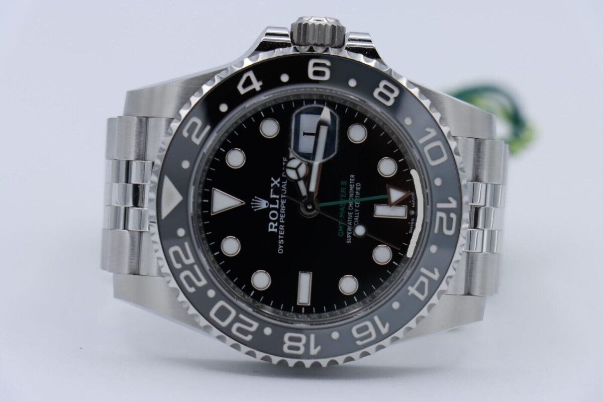 Rolex GMT-Master II 126710GRNR Bruce Wayne Jubilee Band Full Set FRESH CARD 2024 - Image 5