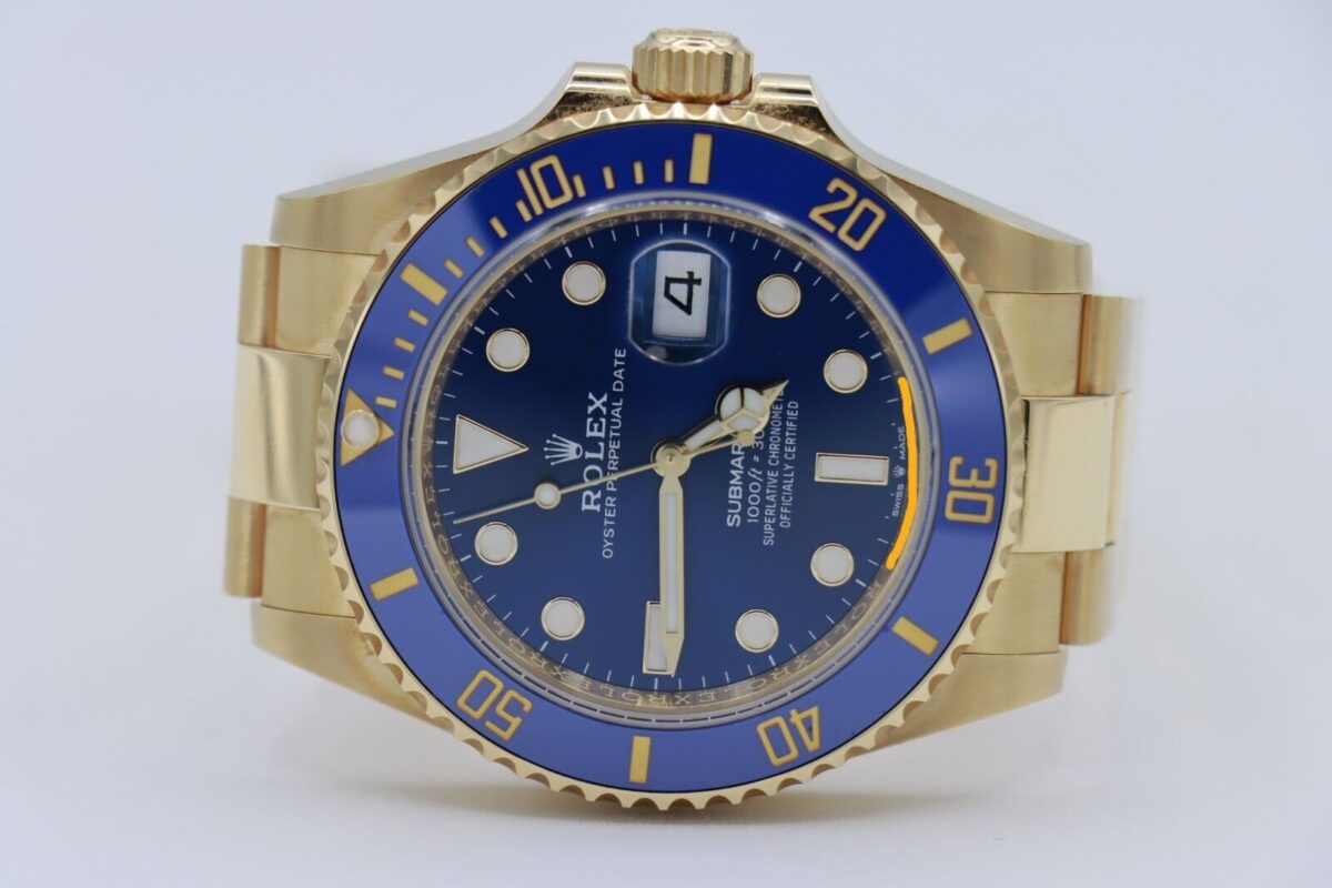 Rolex Submariner 126618LB Blue Dial & Bezel 18K Oyster Band Box & Papers 2023 - Image 5