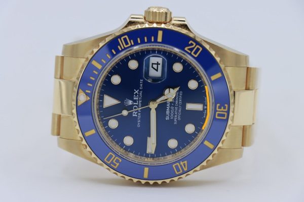Rolex Submariner 126618LB Blue Dial & Bezel 18K Oyster Band Box & Papers 2023 - Image 5