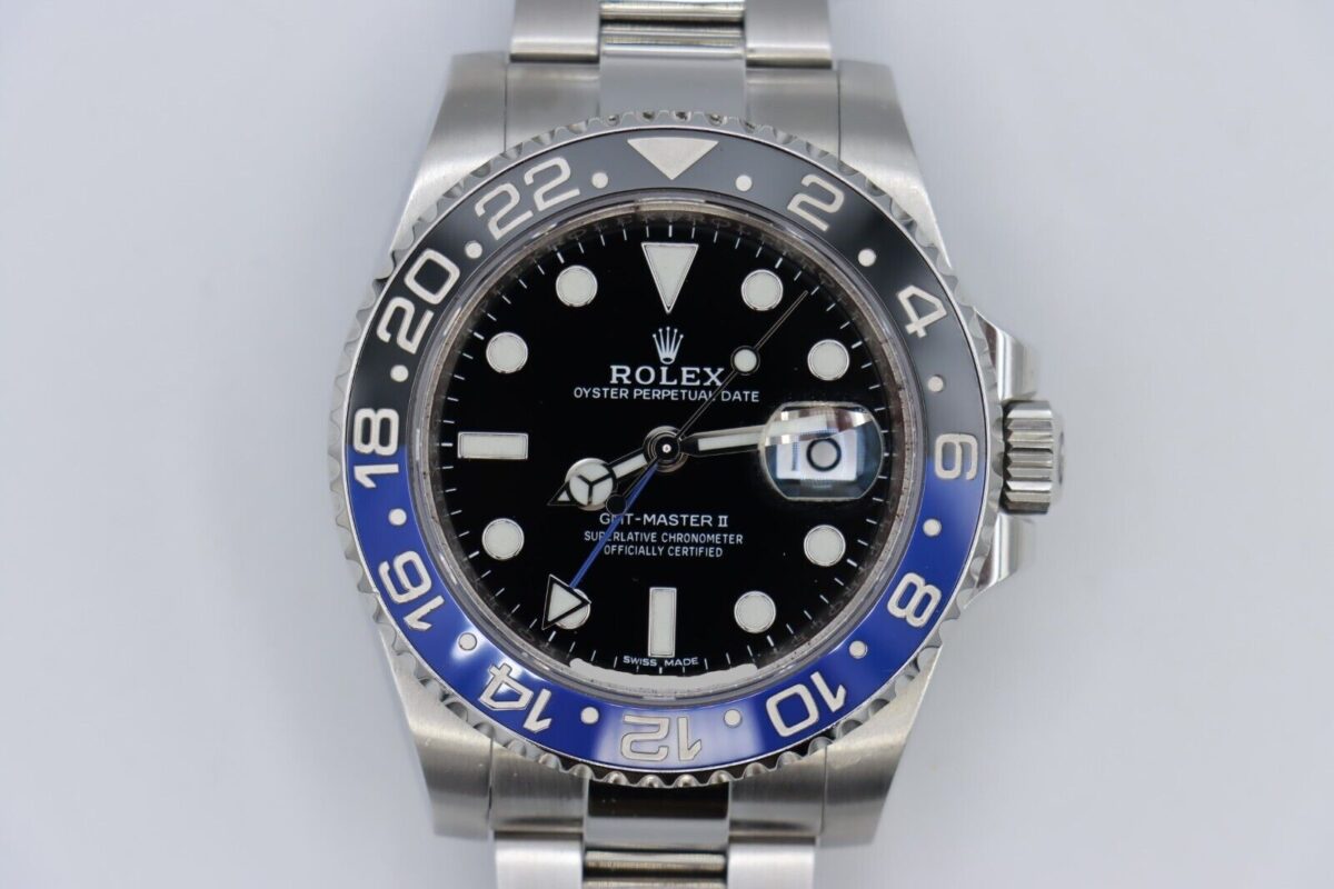 Rolex GMT-Master II 116710BLNR Batman Oyster Band Blue & Black Ceramic Bezel