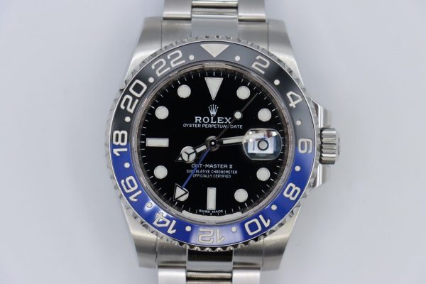 Rolex GMT-Master II 116710BLNR Batman Oyster Band Blue & Black Ceramic Bezel