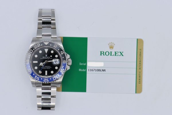 Rolex GMT-Master II 116710BLNR Batman Oyster Band Blue & Black Ceramic Bezel - Image 9