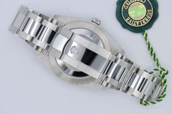 Rolex Datejust 41 126334 Mint Green Dial Oyster Band Box & Papers Year 2023 - Image 4