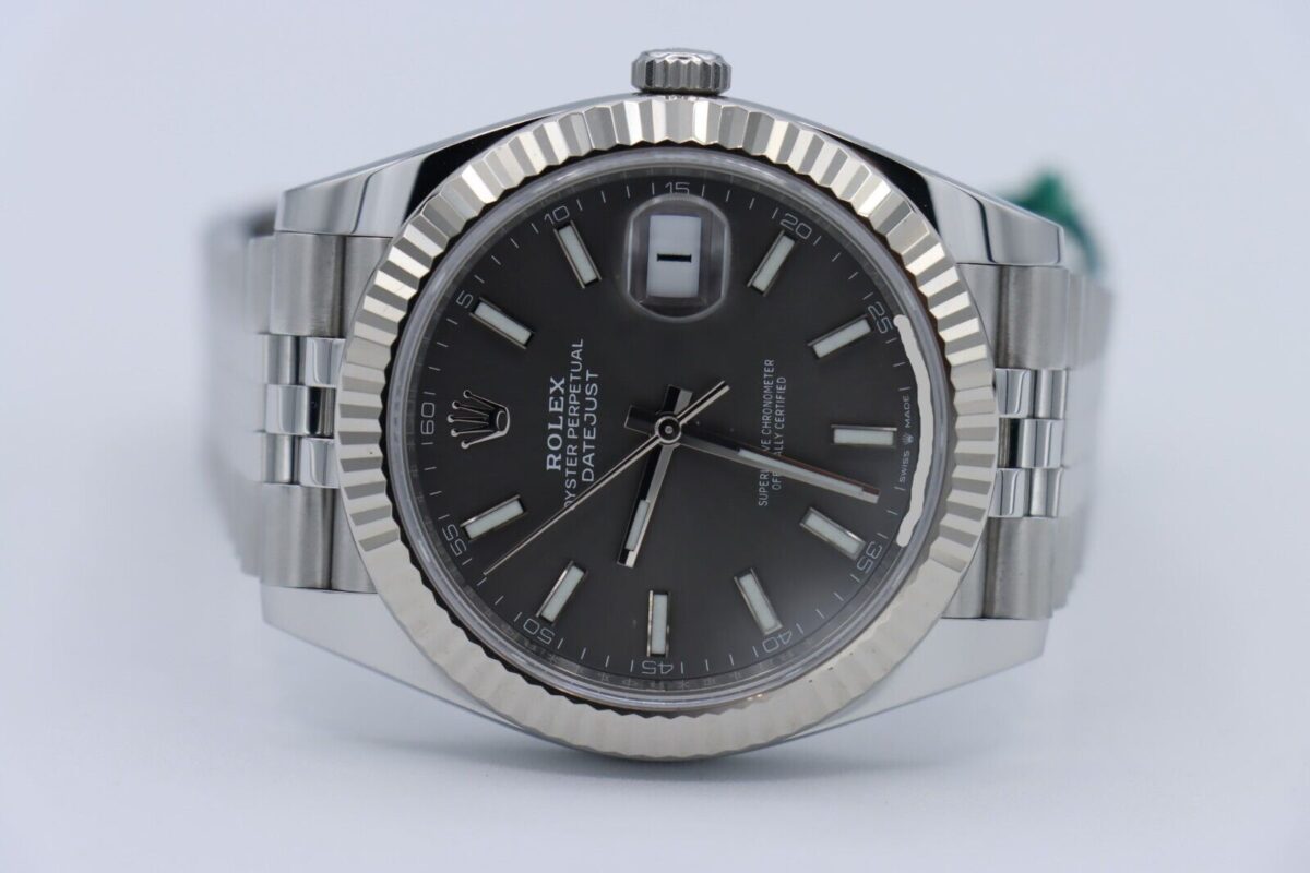 Rolex Datejust 41 126334 Rhodium Index Dial Jubilee Band Box & Papers Year 2019 - Image 5