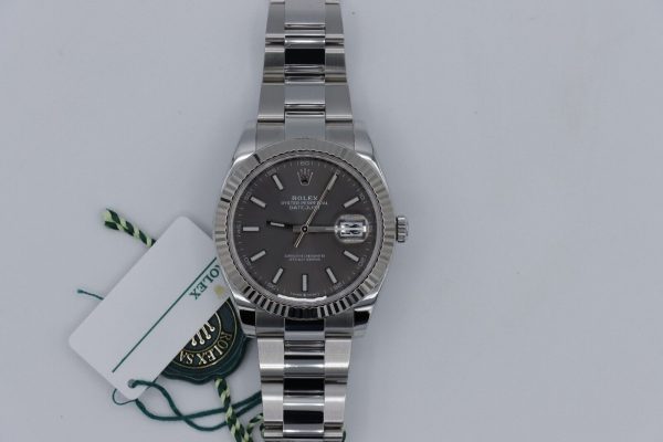 Rolex Datejust 41 126334 Rhodium Index Dial Oyster Band Box & Papers Year 2020 - Image 2