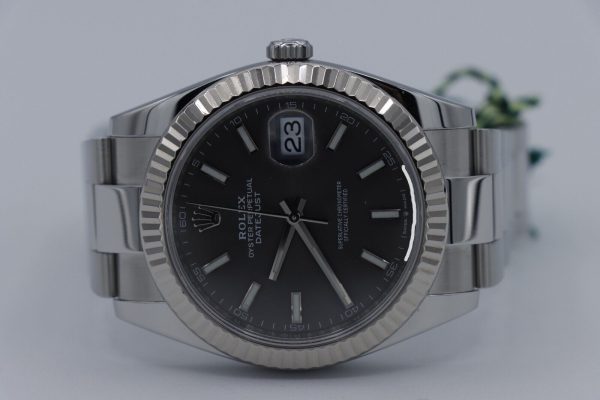 Rolex Datejust 41 126334 Rhodium Index Dial Oyster Band Box & Papers Year 2020 - Image 5