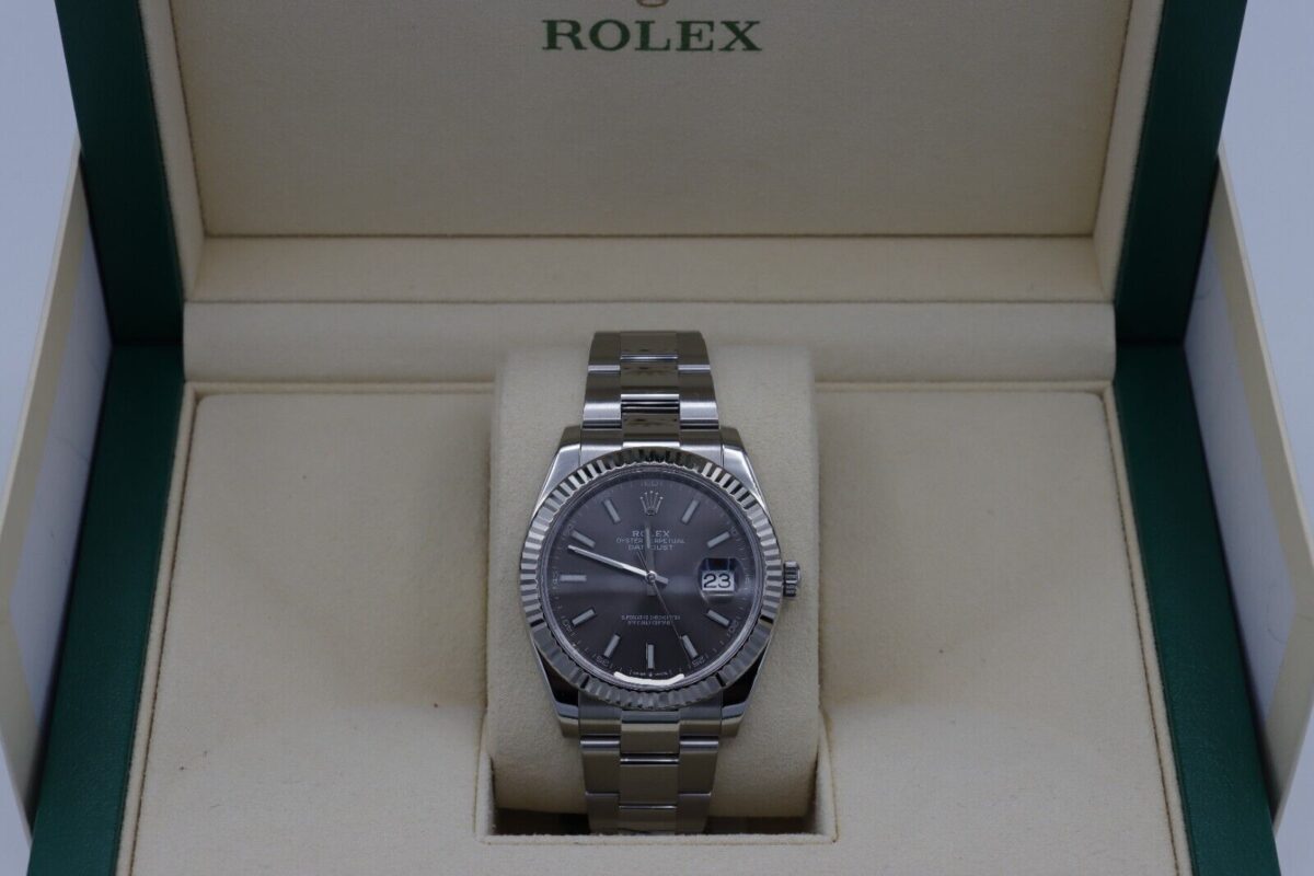 Rolex Datejust 41 126334 Rhodium Index Dial Oyster Band Box & Papers Year 2020 - Image 9