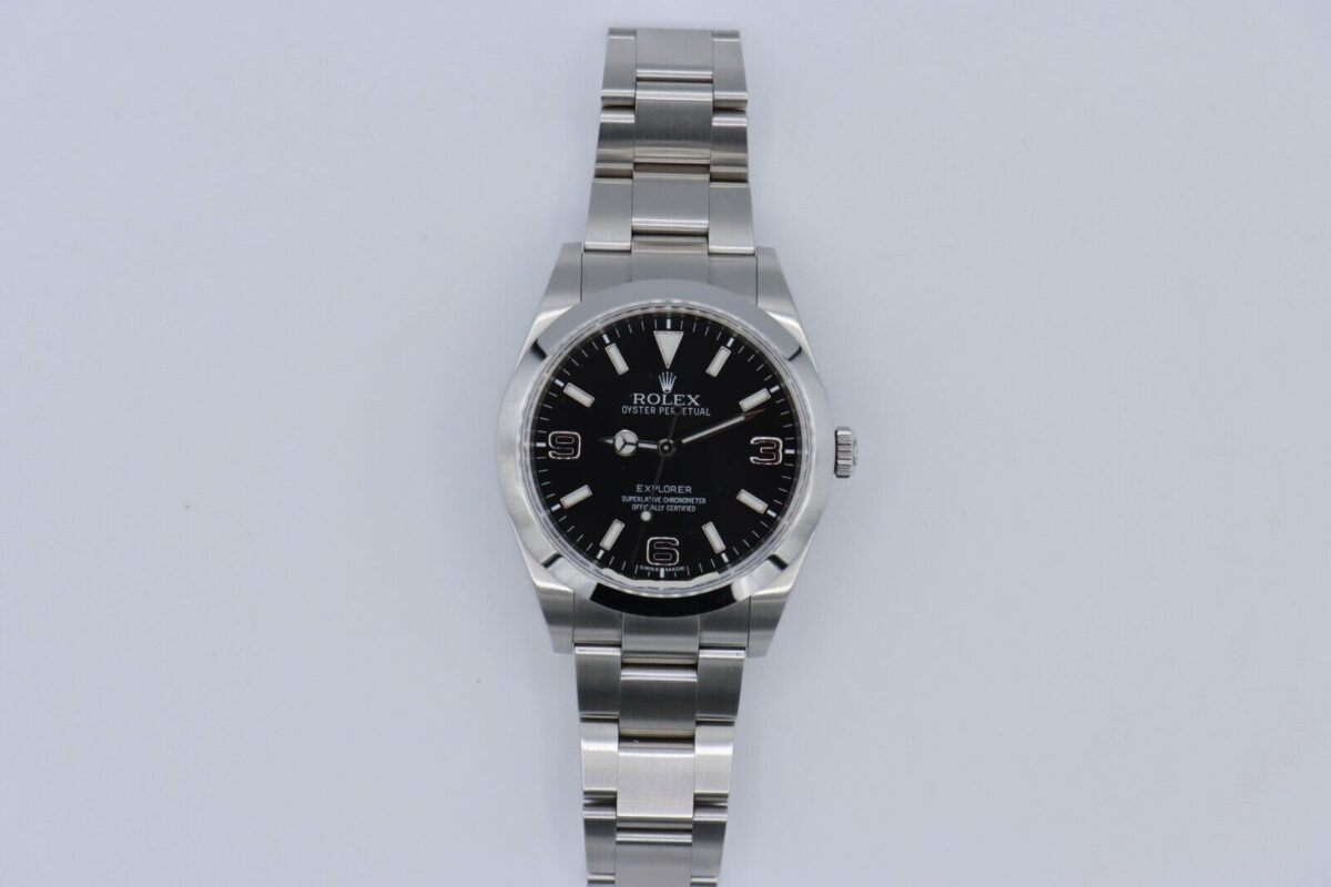 Rolex Explorer I 214270 Black Mark 1 Dial Oyster Band Stainless Steel Circa 2012 - Image 2