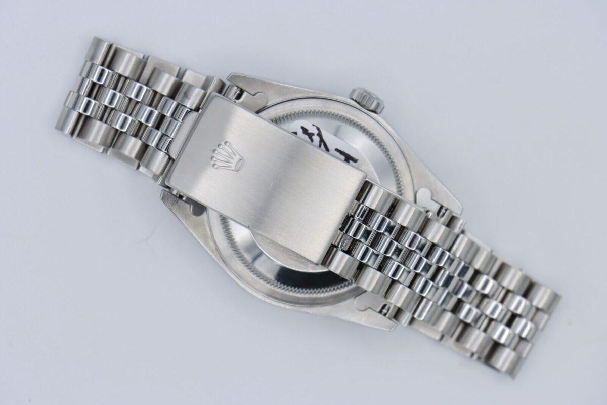 Rolex Datejust 16234 Silver Diamond Dial & Bezel Jubilee Band Circa 2000 - Image 4