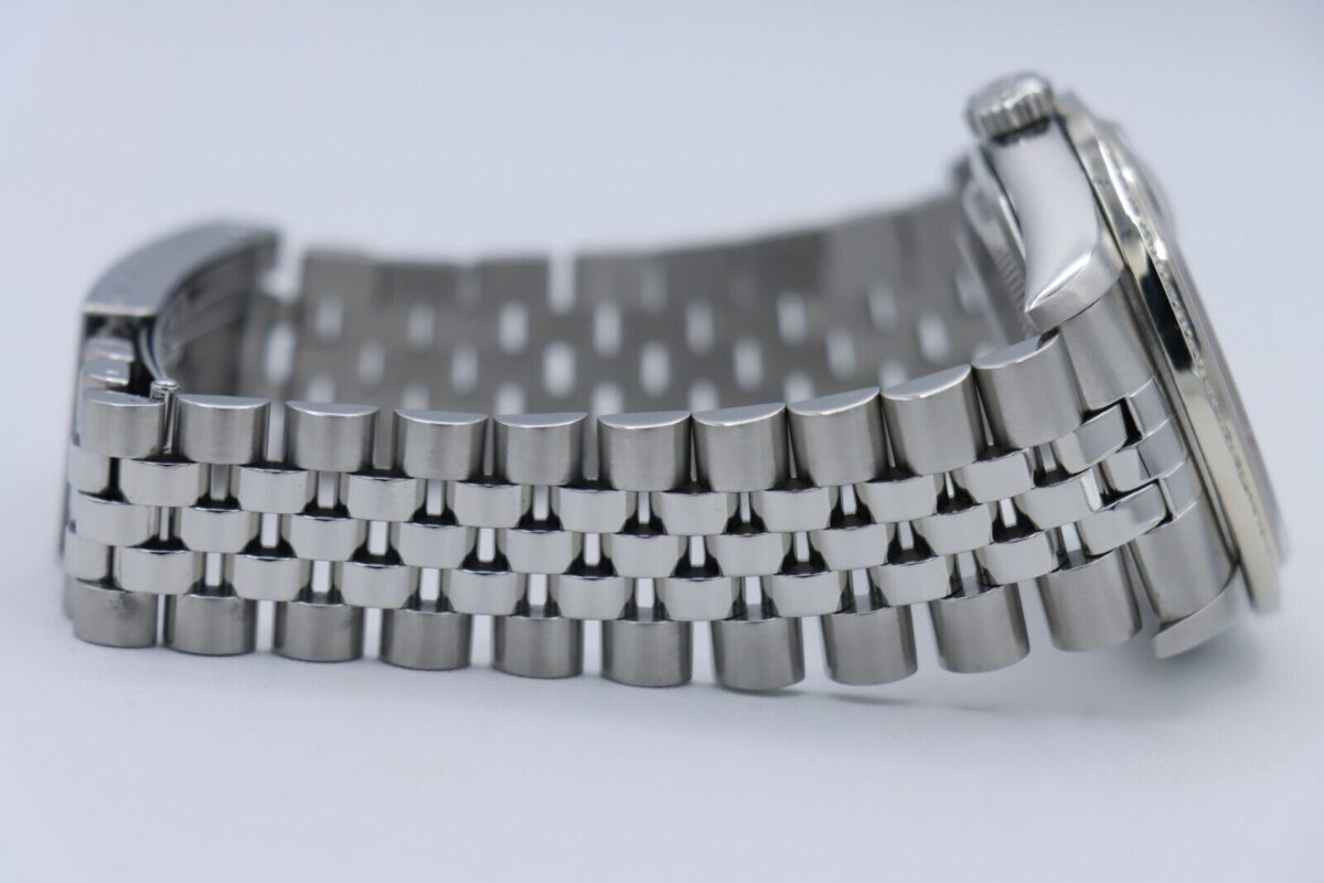 Rolex Datejust 16234 Silver Diamond Dial & Bezel Jubilee Band Circa 2000 - Image 8