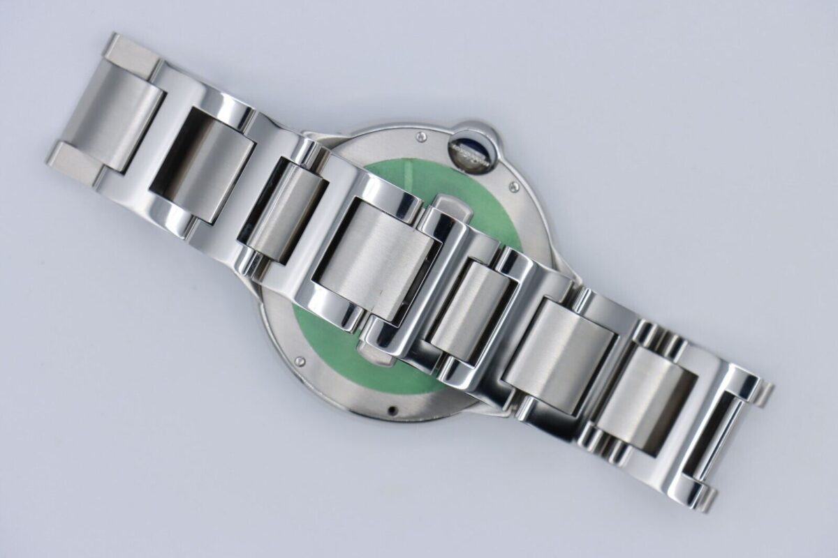 Cartier Ballon Bleu 3765 Black Roman Dial 42mm Stainless Steel Year 2015 - Image 4