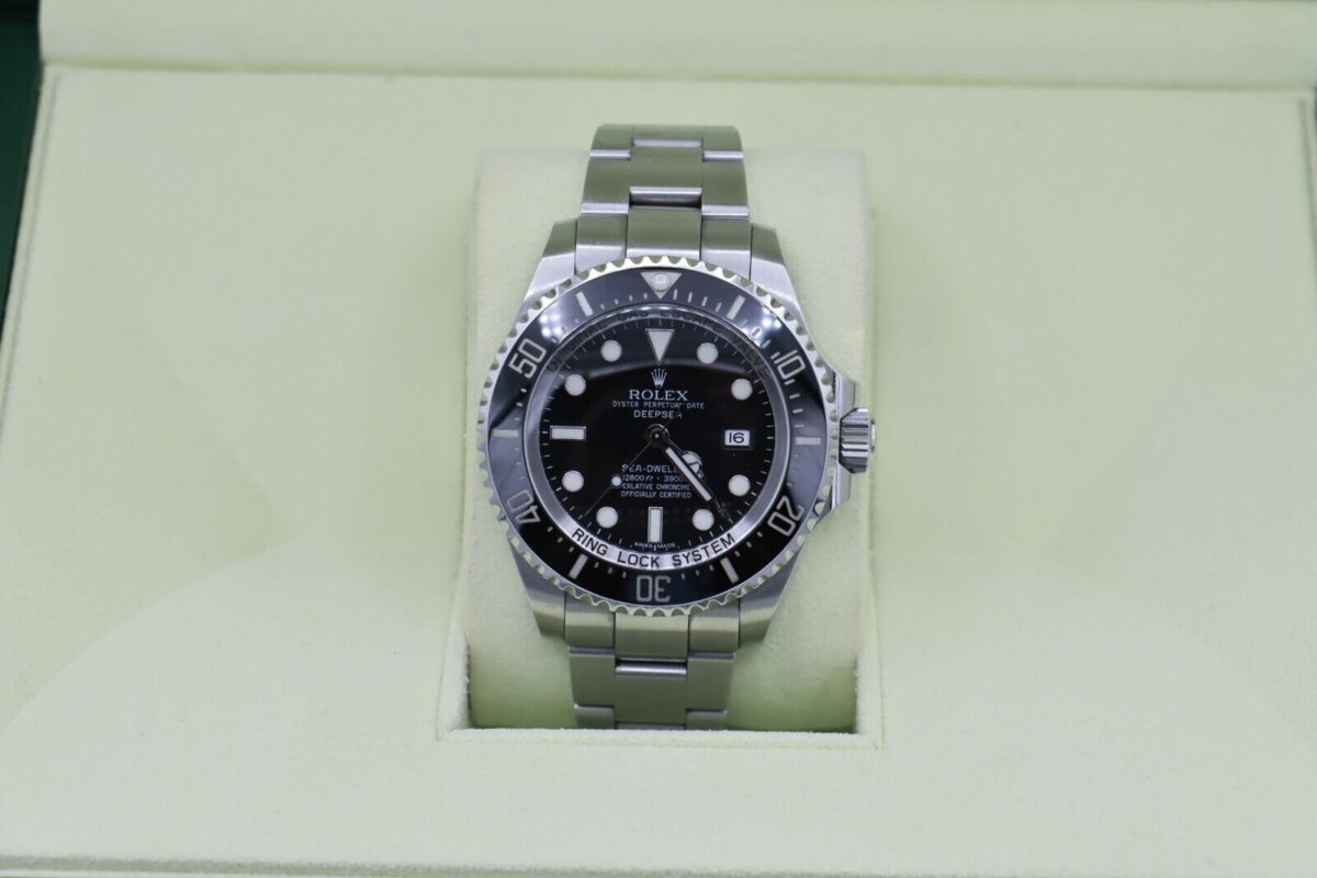 Rolex Sea-Dweller DeepSea 116660 Black Dial & Bezel Oyster Band Box & Papers - Image 10