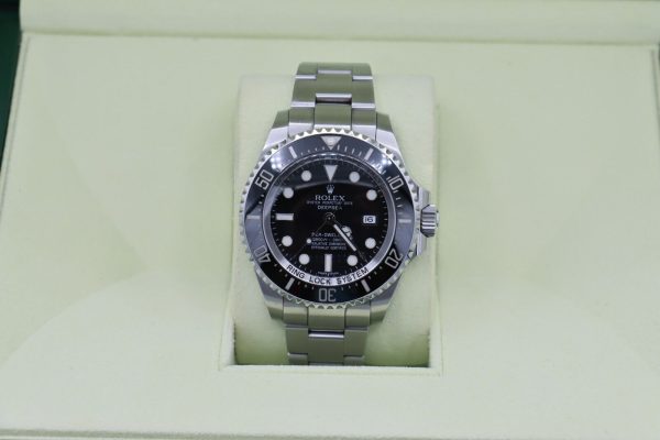 Rolex Sea-Dweller DeepSea 116660 Black Dial & Bezel Oyster Band Box & Papers - Image 10