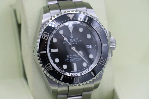 Rolex Sea-Dweller DeepSea 116660 Black Dial & Bezel Oyster Band Box & Papers - Image 11