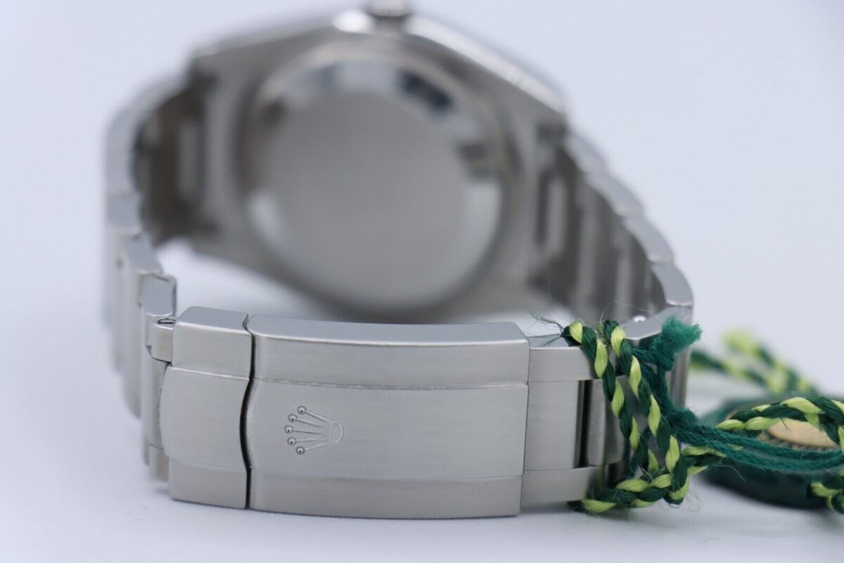 Rolex Oyster Perpetual 114200 Silver Arabic Dial 34mm Box & Papers Year 2017 - Image 7