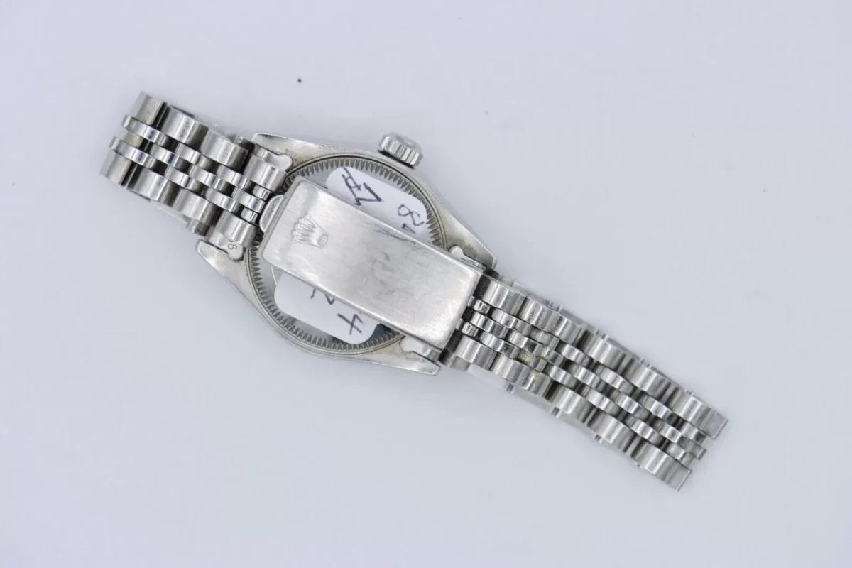 Rolex Lady Datejust 69174 Silver Linen Dial Jubilee Band 26mm Circa 1984 - Image 4