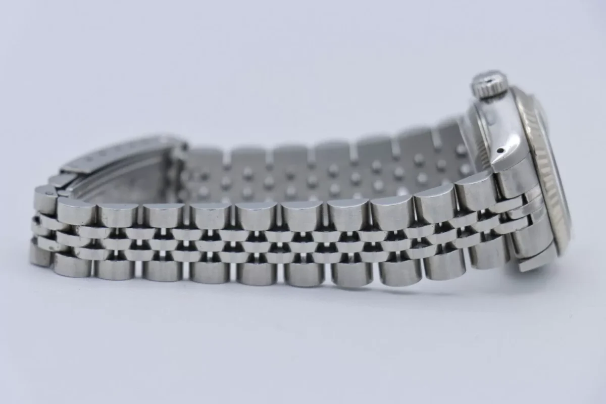 Rolex Lady Datejust 69174 Silver Linen Dial Jubilee Band 26mm Circa 1984 - Image 8