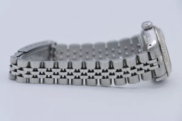 Rolex Lady Datejust 69174 Silver Linen Dial Jubilee Band 26mm Circa 1984 - Image 8