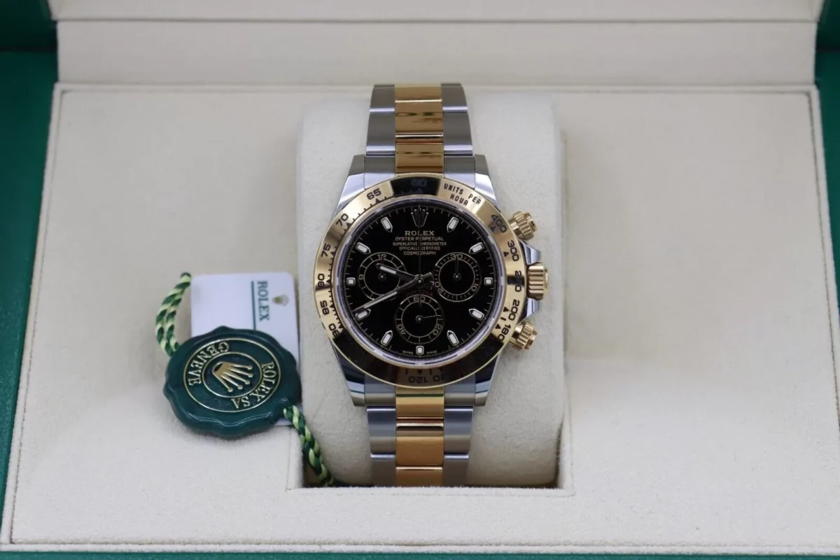 Rolex Daytona 116503 Black Dial Two-Tone Oyster Band Box & Papers Year 2021 - Image 10