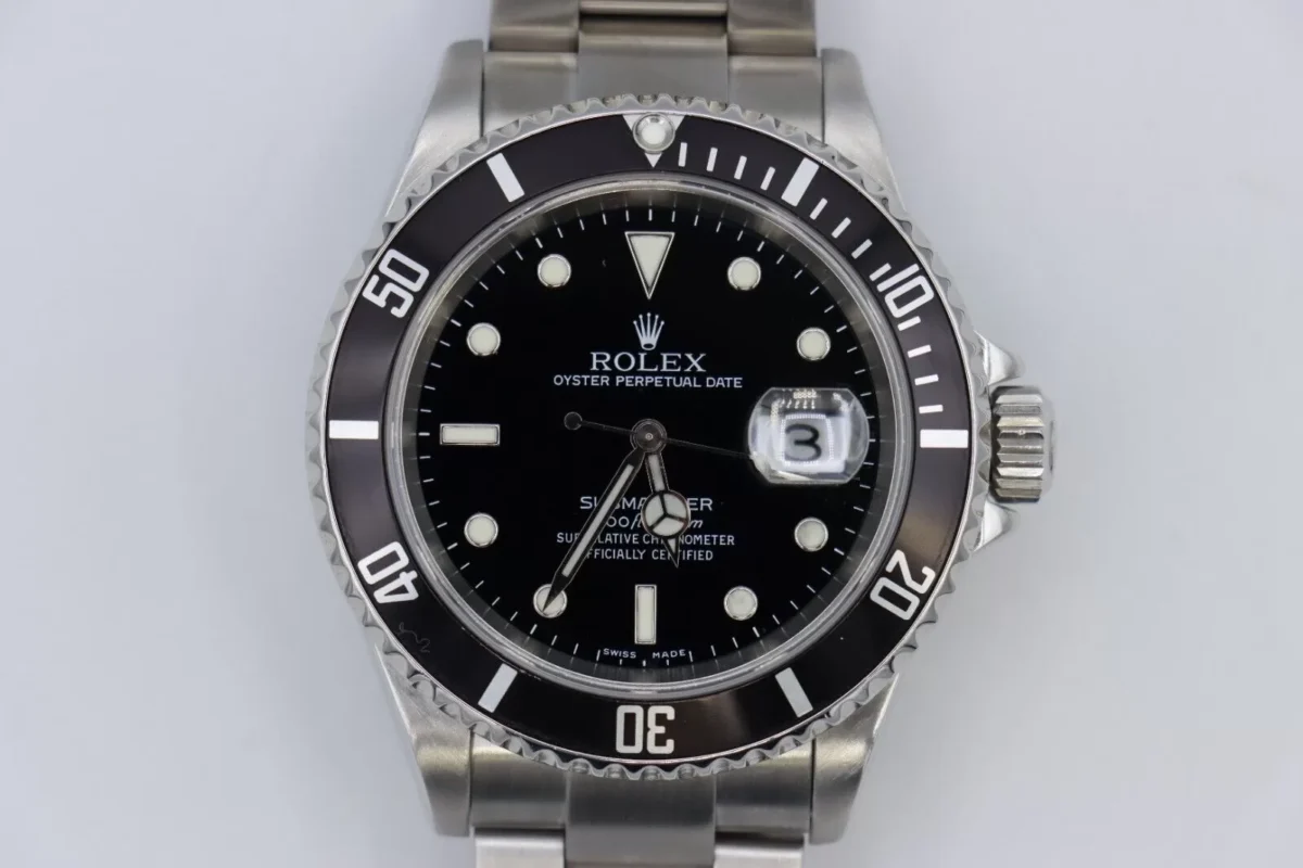 Rolex Submariner 16610T Black Dial & Bezel Oyster Band 40mm Circa 2006
