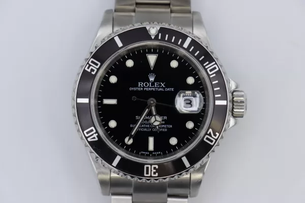 Rolex Submariner 16610T Black Dial & Bezel Oyster Band 40mm Circa 2006