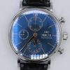 IWC Portofino IW391036 Chronograph Blue Dial 42mm Box & Papers Year 2020 