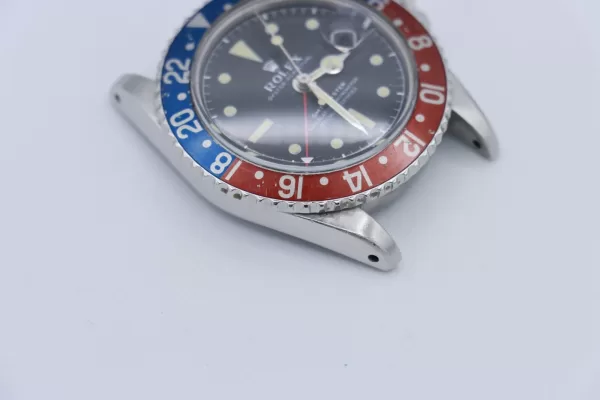 Rolex GMT-Master 1675 Pepsi Matte Black Dial Jubilee Oval Band Circa 1963 - Image 11