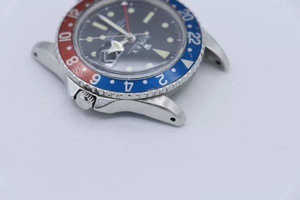 Rolex GMT-Master 1675 Pepsi Matte Black Dial Jubilee Oval Band Circa 1963 - Image 13